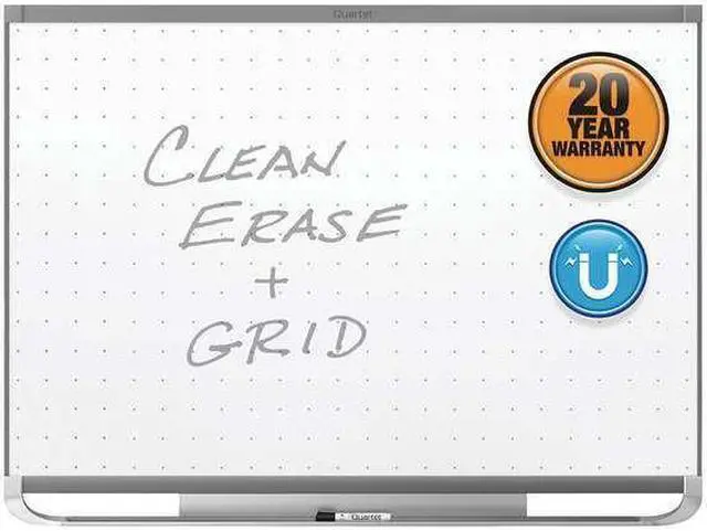 Main image of Quartet TEM544G Prestige 2 Magnetic Total Erase Whiteboard, 48 x 36, Graphite Color Frame, 1 Each