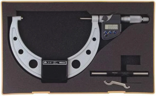 Main image of MITUTOYO 293-351-30 Digital Micrometer,Outside,5 to 6",SPC