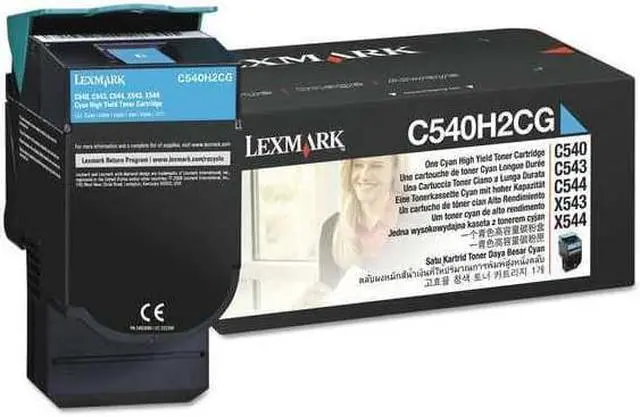 Alt view image 6 of 12 - C540h2cg High-Yield Toner, 2000 Page-Yield, Cyan