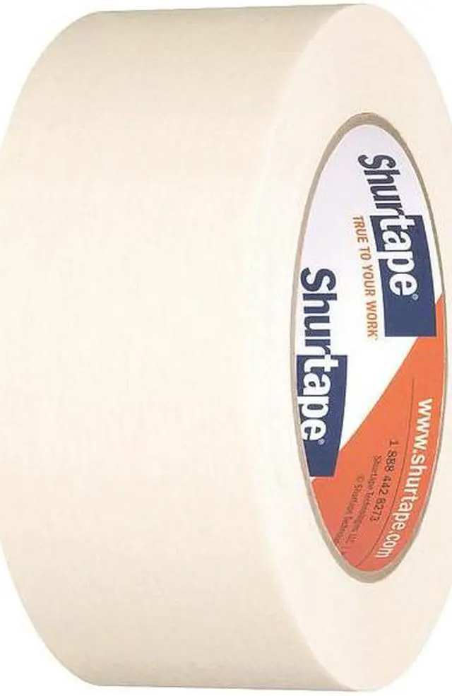 Alt view image 10 of 11 - Shurtape CP-105 General-Purpose Grade Crepe Paper Masking Tape: 1 in x 60 yds. (Natural) - OEM