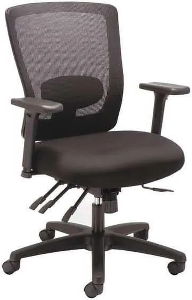 Alt view image 13 of 20 - Alera - HALE752 - Alera Envy Series Mesh Mid-Back Multifunction Chair, Black