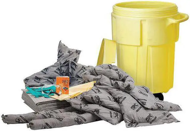 Alt view image 4 of 6 - BRADY SPC ABSORBENTS SKA55-R Spill Kit Refill, Universal, Gray