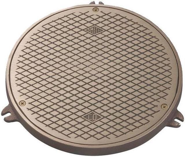 Main image of JAY R. SMITH MANUFACTURING 4810-10PB Round Floor Cleanout, Nickel Bronze, 10"