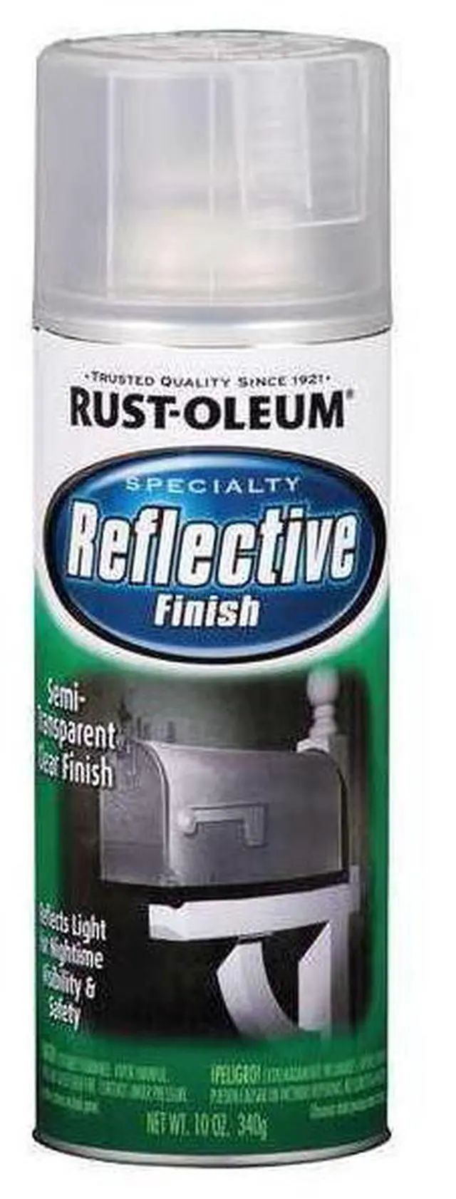 Alt view image 3 of 5 - RUST-OLEUM 214944 10 oz. Clear Gloss Finish Reflective Enamel Spray Paint