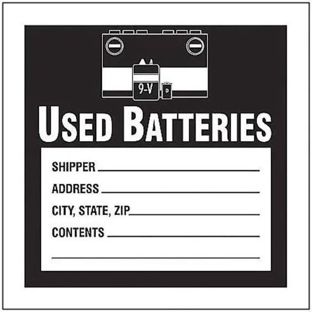 Alt view image 3 of 3 - ACCUFORM MHZW45PSC Hazardous Waste Label,6 In. H,PK100