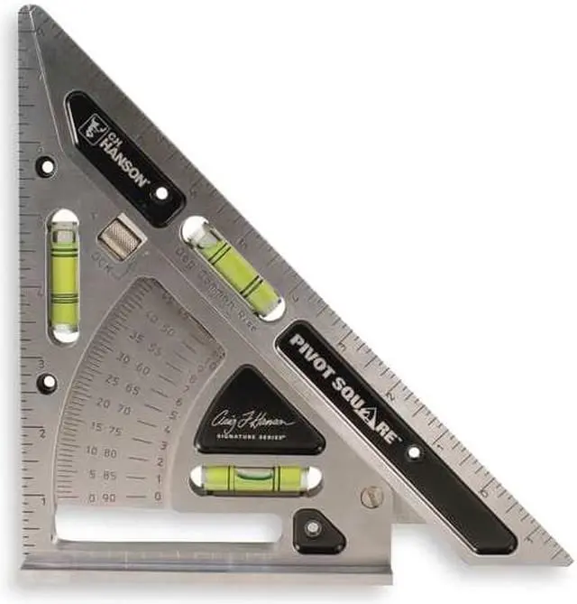 Main image of C.H. HANSON 03060 Pivot Square,Aluminum,11 x 8 In,Holster