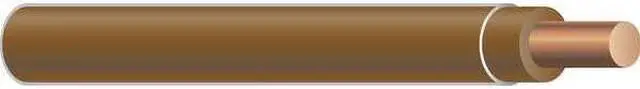 Alt view image 3 of 4 - Building Wire, THHN, 10 AWG, Brown, 500ft