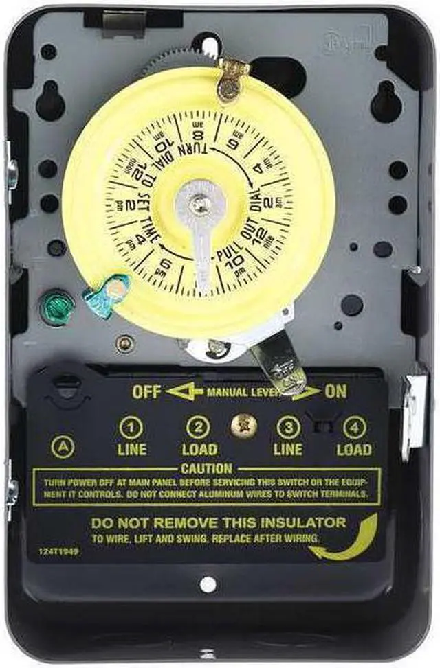 Alt view image 8 of 10 - Time Clock 24 Hour Dpst 208-277V Intermatic Inc Misc. Office Supplies T104-20