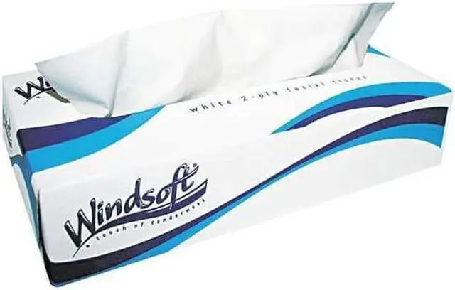 Alt view image 4 of 12 - C-Windsoft Facial Tiss 100Sh 8X8.3 2Ply Whi 30