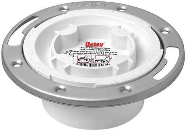 Alt view image 6 of 8 - OATEY 43553 Toilet Flange, Floor, With Stainless Steel Ring