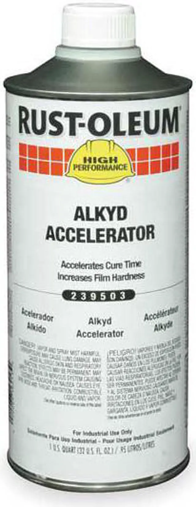 Alt view image 3 of 4 - RUST-OLEUM 239503 Alkyd AcceleratorClear,1 qt