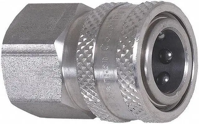Alt view image 2 of 2 - ZORO SELECT 17-0006 Quick Connect Plug,Female,3/8 F x 3/8 In