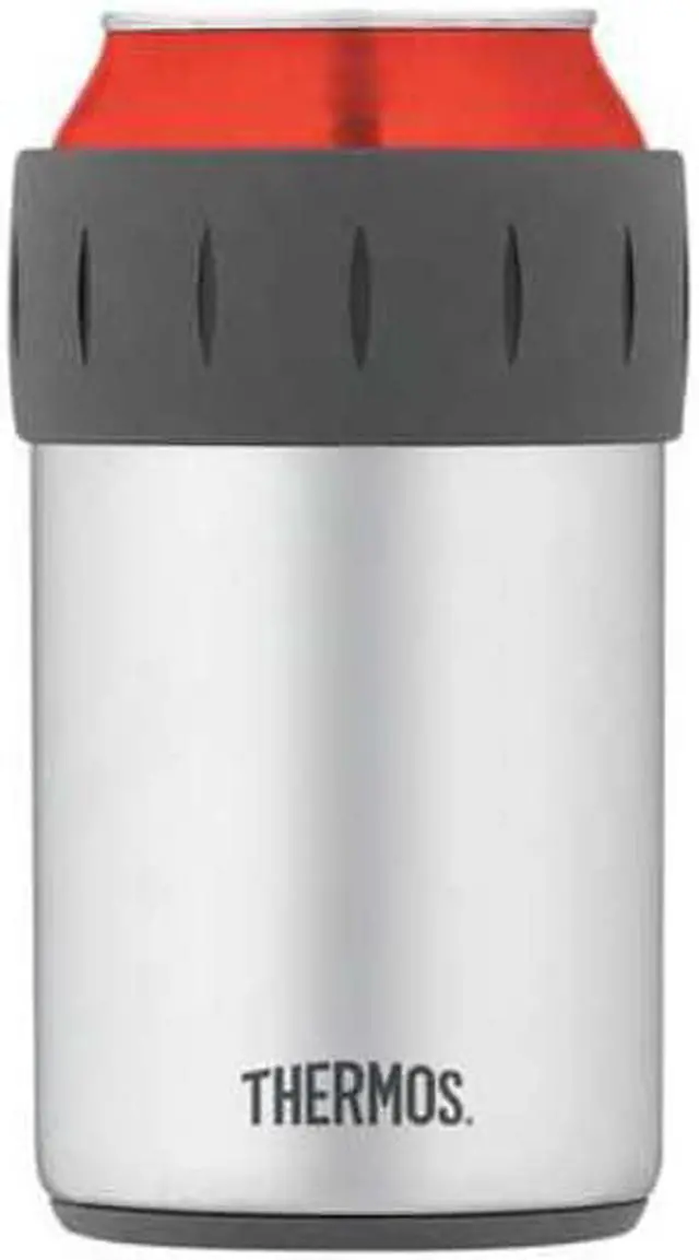 Alt view image 6 of 9 - Thermos 12 Oz. Silver Stainless Steel Insulated Drink Holder 2700TRI6