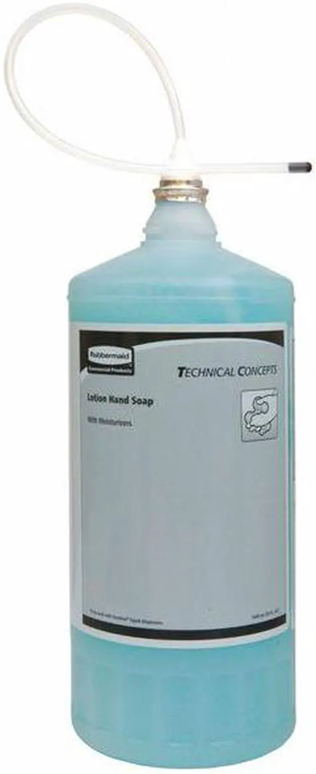 Alt view image 4 of 6 - Rubbermaid Enriched Lotion Hand Soap Refill - Light Passion Flower Scent - 27.1 fl oz (800 mL) - Biodegradable, Hypoallergenic, Moisturizing, Antimicrobial, Dye-free - White - 1 Each