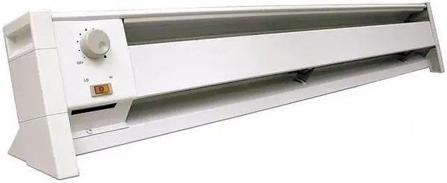 Alt view image 3 of 3 - DAYTON 3UG01 Electric Baseboard Heater, 1500W/1000W, 120V AC, 1 Phase