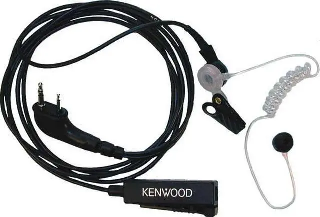 Alt view image 2 of 8 - Two-wire Palm Mic with Earpiece, Black