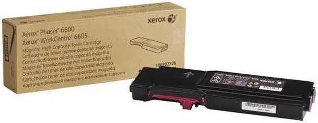 Alt view image 3 of 20 - XEROX 106R02226 HI-CAP TONER CARTRIDGE MAGENTA 6600/6605