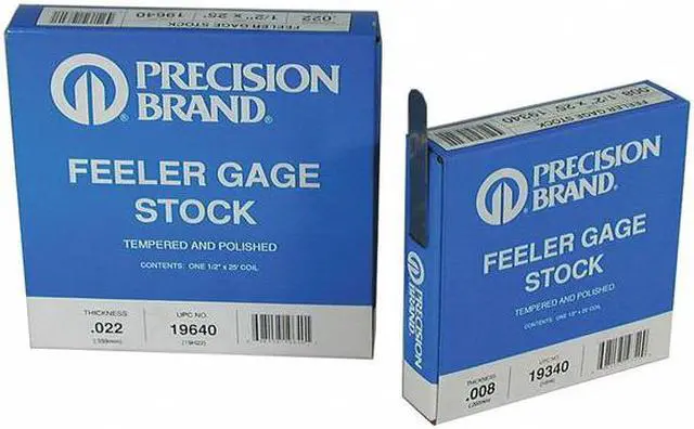 Main image of PRECISION BRAND 19600 Feeler Gauge,High Carbon Steel,0.0200 In