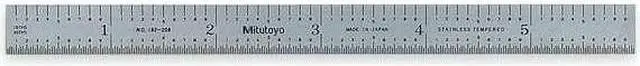 Main image of MITUTOYO 182-208 Flexible Rule,SS,150 x 13mm