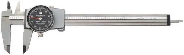 Alt view image 2 of 2 - TESA BROWN & SHARPE 599-579-5 Dial Caliper,6 In,0.001 In Grad,Black
