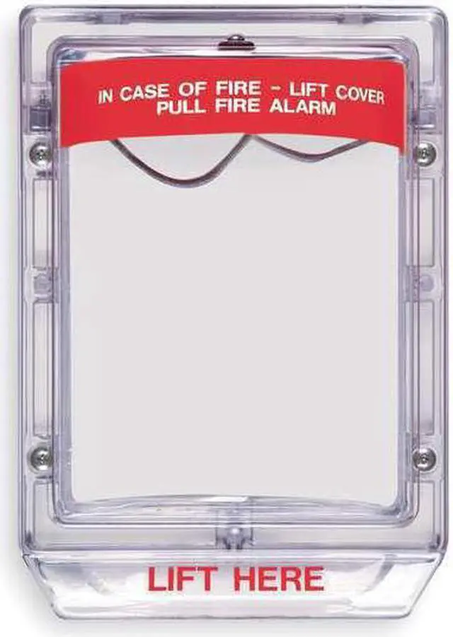 Alt view image 3 of 3 - Pull Station Guard, Polycarbonate, Surface