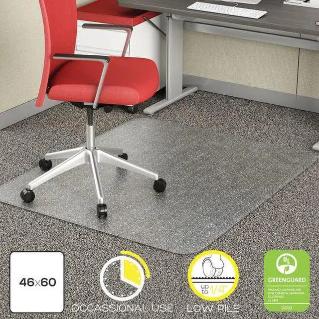 Alt view image 3 of 8 - ZORO SELECT 29PL64 Chair Mat,Rectangular,46\u0022 x 60\u0022