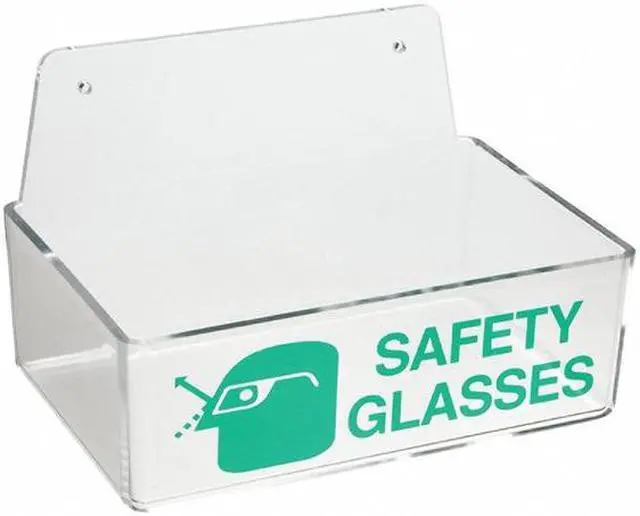 Main image of BRADY 2011 Saf Glss Hldr W/o Cover,Tray,Grn/Clr