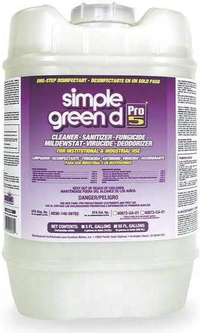 Main image of d Pro 5 Disinfectant Unscented 5 gal Jug 30505