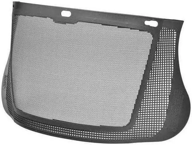 Alt view image 2 of 3 - Faceshield Visor, Steel Mesh, Blk, 7x13in