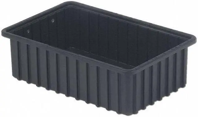 Alt view image 2 of 2 - LEWISBINS DC2050 XL Polyethylene, Divider Box, Black, 16 1/2 in L, 5 in H
