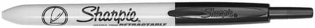 Alt view image 5 of 6 - Sharpie Markers Retractable Ultra Fine 2/PK Black 1735801