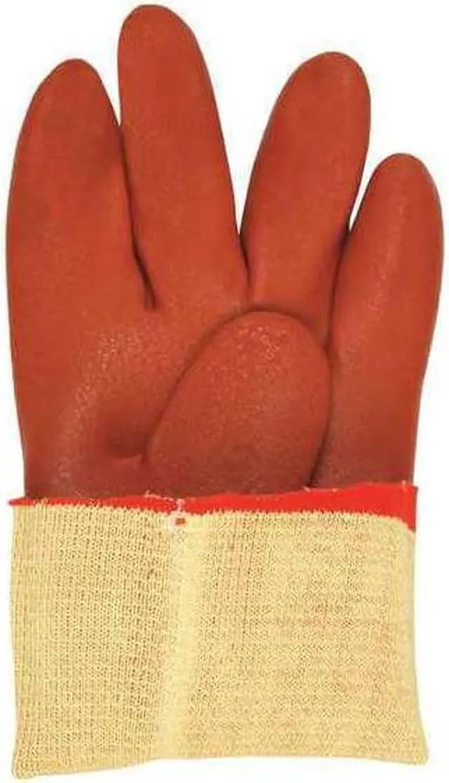 Alt view image 3 of 3 - Mcr Safety Chemical Gloves,L,12 in. L,Sandy,PK12 HAWA 6620KVL