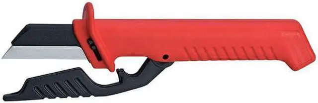 Alt view image 3 of 5 - Knipex 98-56 Insulated Cable Knife w/ Replaceable Blade
