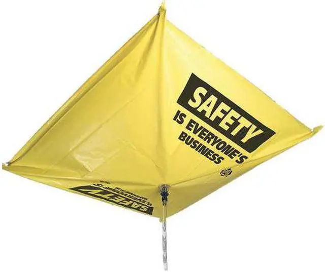 Alt view image 2 of 2 - PIG TLS555-YW-81 PIG Safety Message Roof Leak Diverter, 4 lb.
