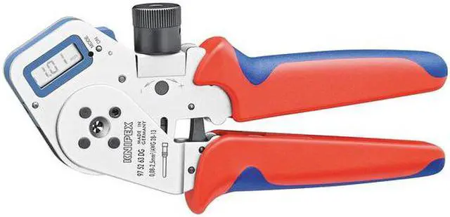 Alt view image 2 of 3 - KNIPEX 97 52 63 DG 7 1/4 in Digital Crimper 28 to 13 AWG