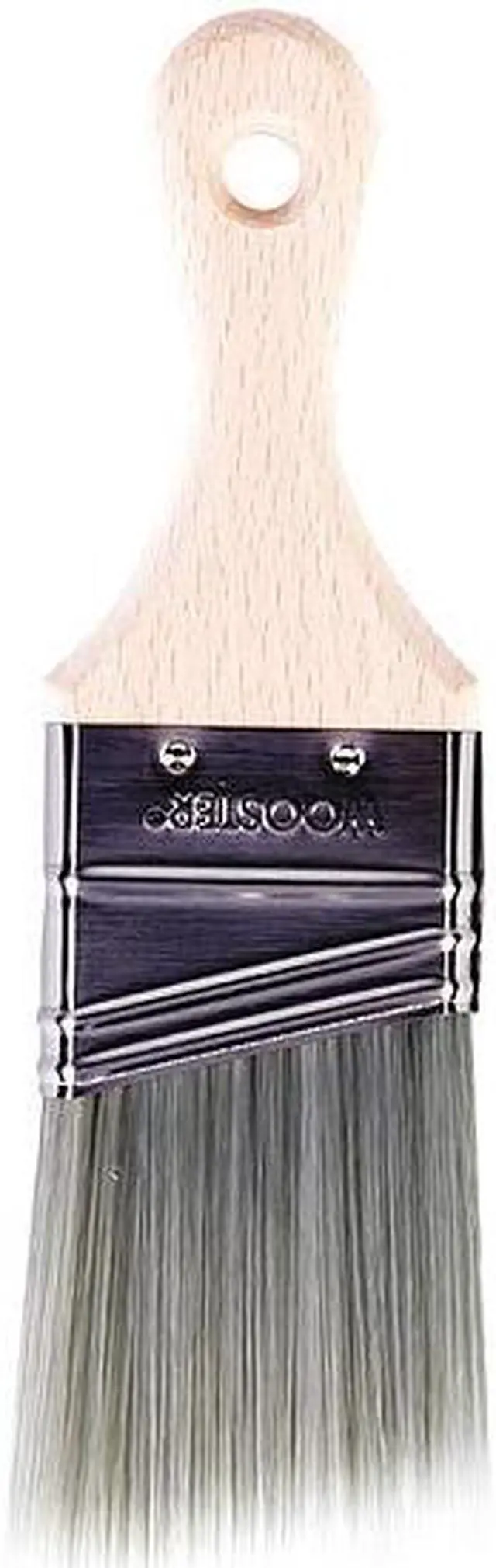 Alt view image 6 of 10 - WOOSTER 5225-2 2" Short Angle Sash Soft, Silver CT Polyester Bristle, Paint