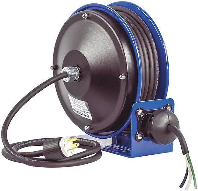 Alt view image 4 of 5 - COXREELS PC10-3012-X Cord Reel With Hand Lamp, Spring Retracted, Flying Lead,