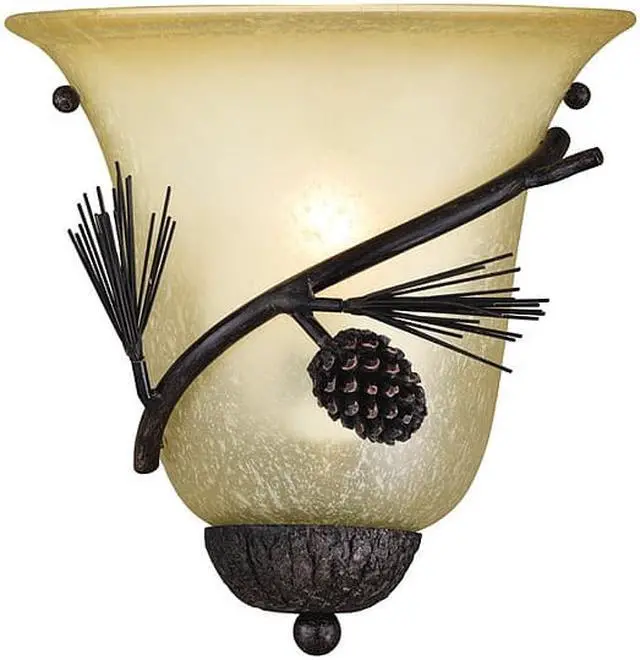 Main image of VAXCEL W0266 Sierra 1L Sconce Black Walnut