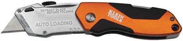 Main image of Klein Tools 44130 Auto-Loading Folding Rectractable Utility Knife