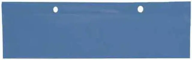 Main image of Polypropylene Conductive ESD Label Holder, Black, 8-1/2"L x 2-1/2"W, 6 PK