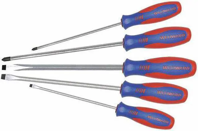 Alt view image 2 of 2 - WESTWARD 401K88 Screwdriver Set,5 pcs,Multicomponent