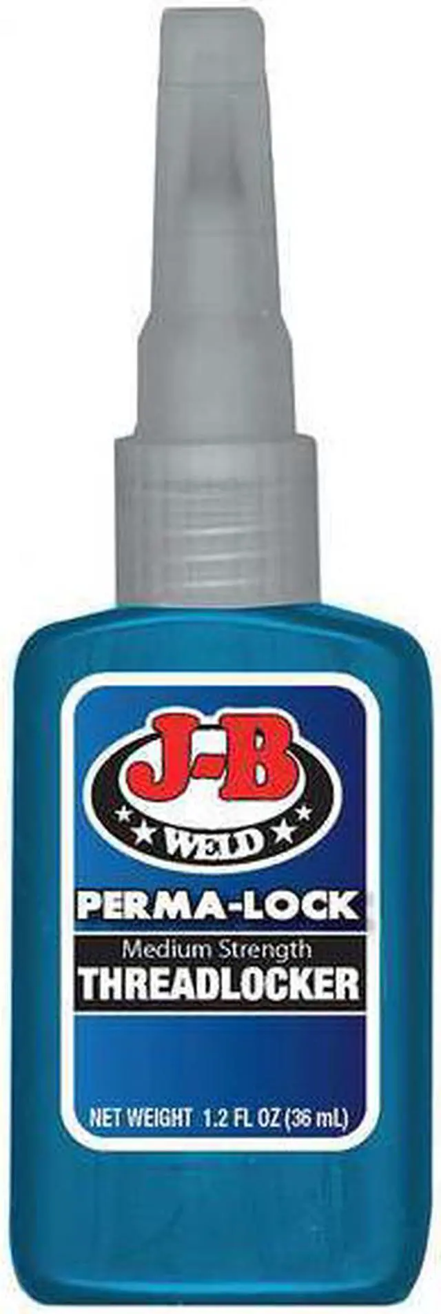 Main image of J-B WELD 24236 Threadlocker, J-B WELD Perma-Lock, Blue, Medium, Liquid, 1.22 fl