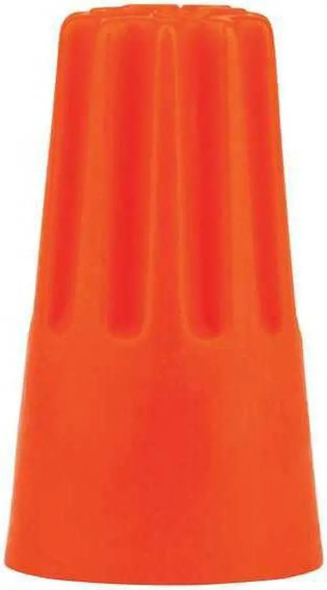 Main image of 3M H-31-POUCH Twist-On Wire Connector, 14 AWG Max, Orange, Vinyl Insulation,