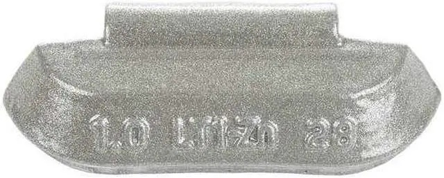 Main image of PERFECT EQUIPMENT LT1Z-010 Wheel Weight,Truck Zinc,1 Oz,PK25
