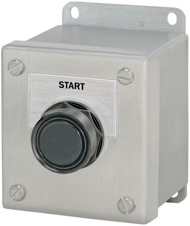 Main image of Push Button Control Station, 1NO/1NC Contact Form, Number of Operators: 1