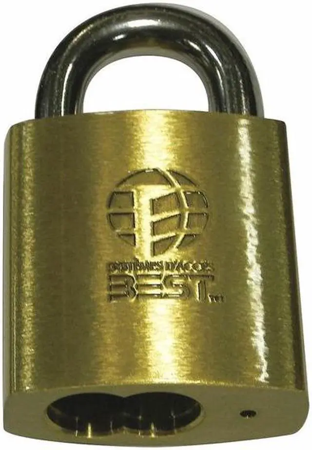 Alt view image 2 of 2 - BEST 21B722L606 Keyed Padlock,5/16" Shackle Dia.