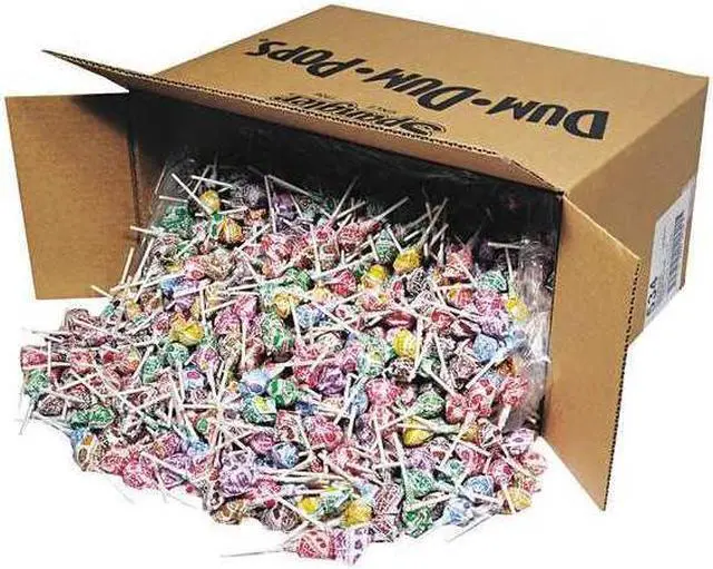 Main image of Spangler Dum-Dum-Pops Assorted Flavors Individually Wrapped Bulk 30lb Carton 534