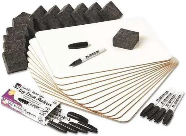 Main image of Charles Leonard 35036 Lapboard Class Pack, Dry Erase Boards, 9 X 12, White, 12/Kt