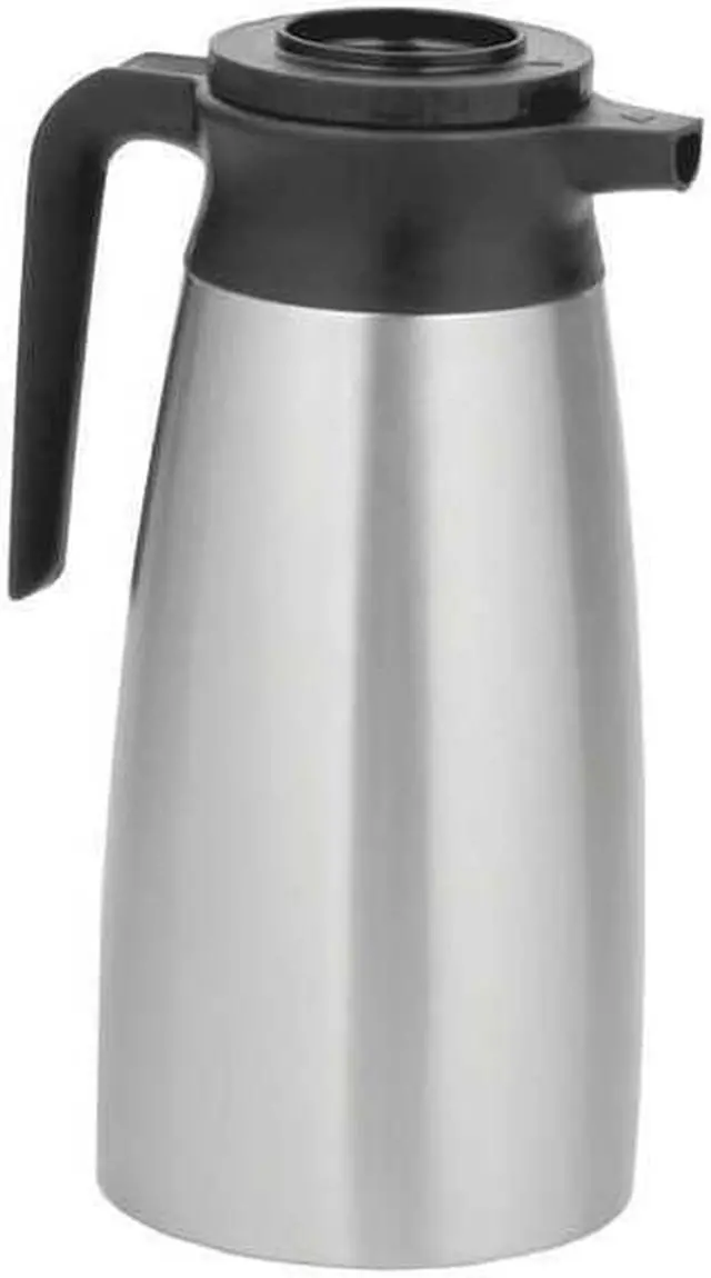 Alt view image 3 of 7 - 1.9 Liter Thermal Pitcher, Stainless Steel BUNVACPIT19