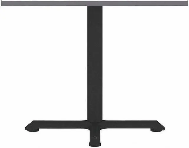 Alt view image 9 of 20 - Alera Hospitality Series Single-Column Bases, 28 1/2"h, 300lb Cap, Steel, Black